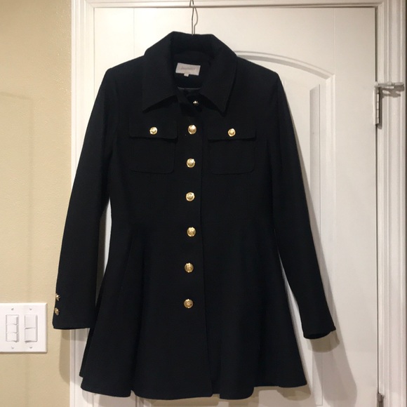 Laundry By Shelli Segal Jackets & Blazers - Laundry by Shelli Segal Military Wool Peacoat